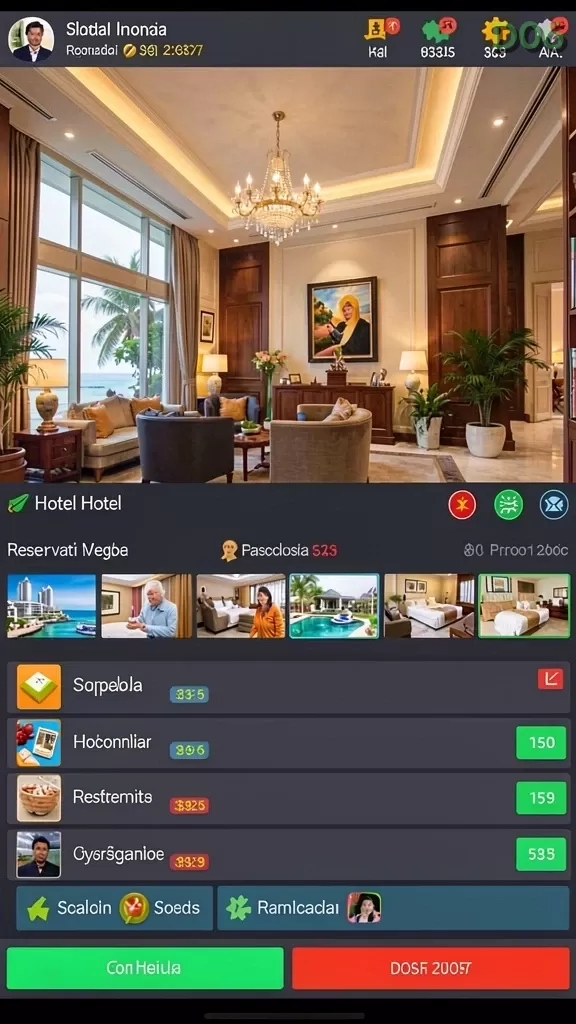 Cuplikan layar PENASLOT — aktivitas