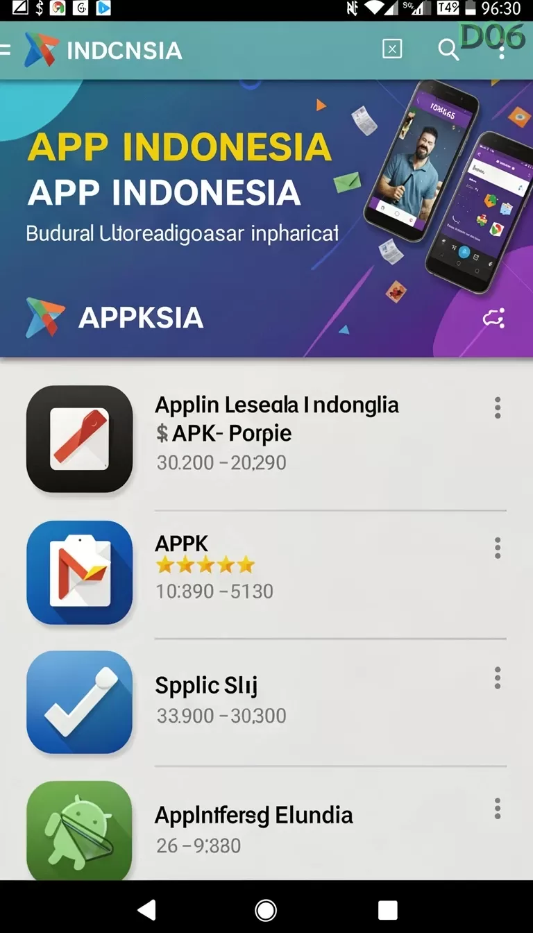 Cuplikan layar PENASLOT — halaman utama
